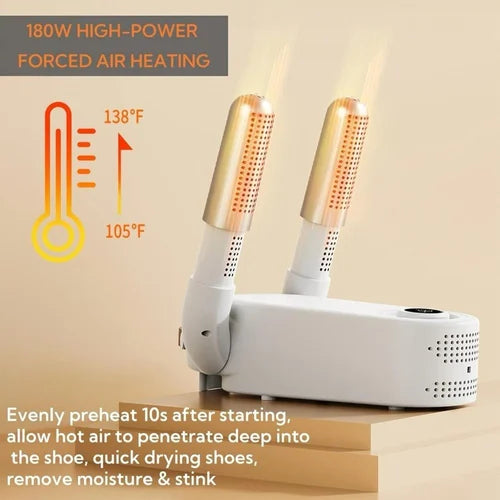 Electric Shoe Dryer for Wet & Smelly Shoes | Fast Heat Drying Machine for Sports, Gym & Rainy Season