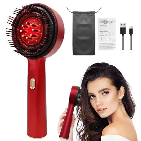 Electric Scalp Massager & Oil Applicator – 2-in-1 Hair Growth Massage Brush