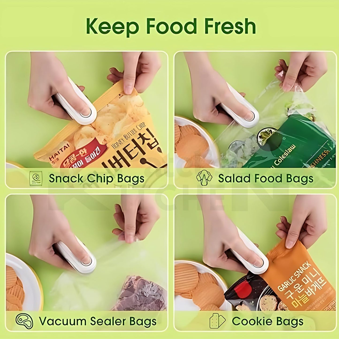2-in-1 Mini Bag Sealer & Cutter (Rechargeable)