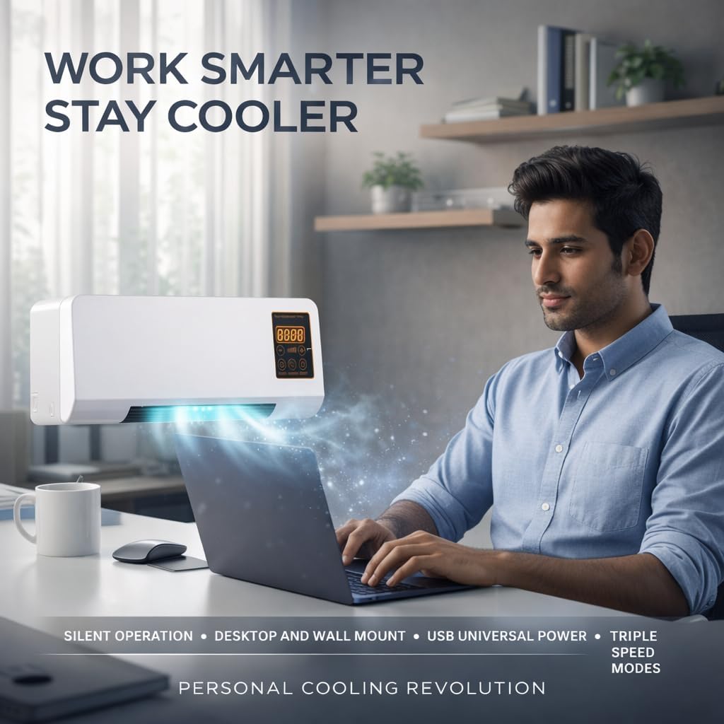 Mini Air Cooler – Personal Arctic AC with Hydro Chill Cooling
